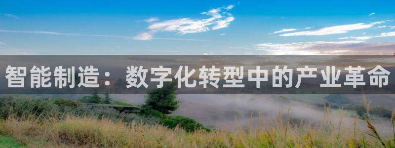 彩神v8有多久了?靠谱吗：智能制造：数字化转型中的产业革命