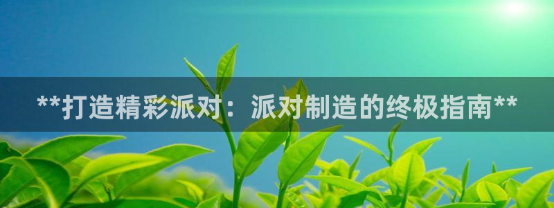 彩神vip购彩大厅在哪：**打造精彩派对：派对制造的终极指南