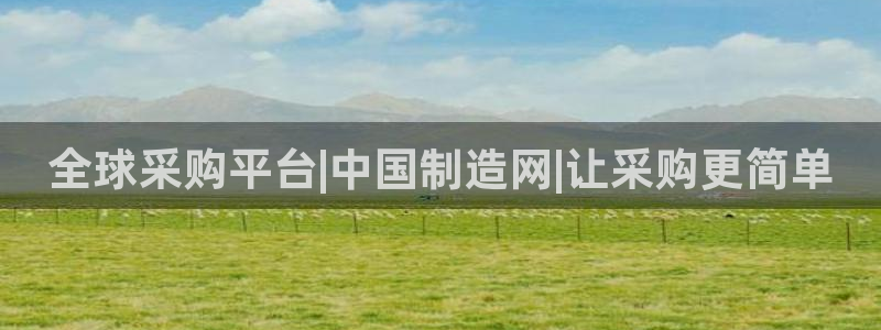 彩神x平台靠什么盈利：全球采购平台|中国制造网|让采购更简单