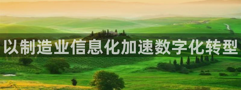 彩神ⅴll用户登录：以制造业信息化加速数字化转型