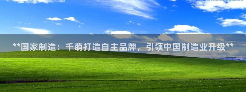 彩神v8手机客户端下载：**国家制造：千萌打造自主品牌，引领