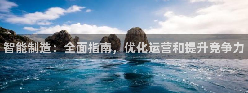 彩神vll购彩大厅：智能制造：全面指南，优化运营和提升竞争力