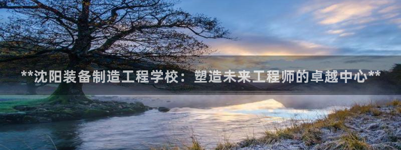 彩神通关注码金码对应码：**沈阳装备制造工程学校：塑造未来工程师的卓越中心**