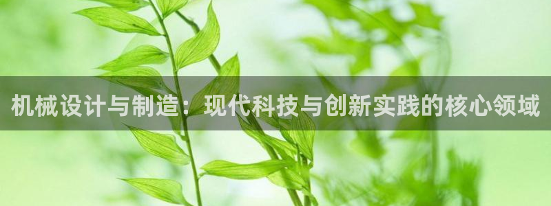 彩神vllⅰ购彩大厅：机械设计与制造：现代科技与创新实践的核