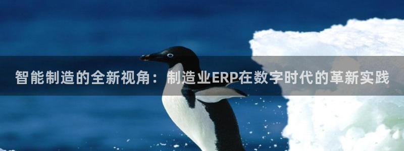 彩神app赚钱是真是假：智能制造的全新视角：制造业ERP在数字时代的革新实践