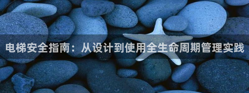 彩神v：电梯安全指南：从设计到使用全生命周期管理实践