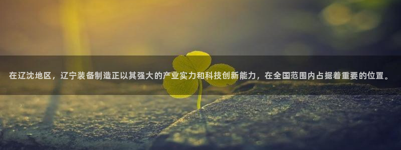 彩神V官网：在辽沈地区，辽宁装备制造正以其强大的产业实力和科技创新能力，在全国范围内占据着重要的位置。