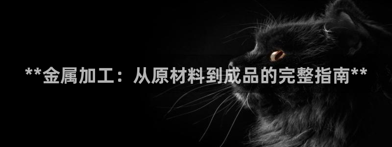 彩神vlll官网网上购彩：**金属加工：从原材料到成品的完整指南**