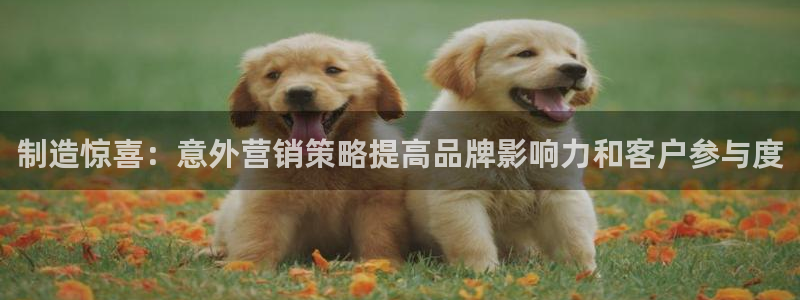 彩神x平台靠什么盈利：制造惊喜：意外营销策略提高品牌影响力和客户参与度