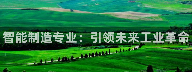 彩神v|：智能制造专业：引领未来工业革命