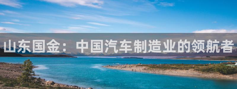 v大发彩神8iii：山东国金：中国汽车制造业的领航者